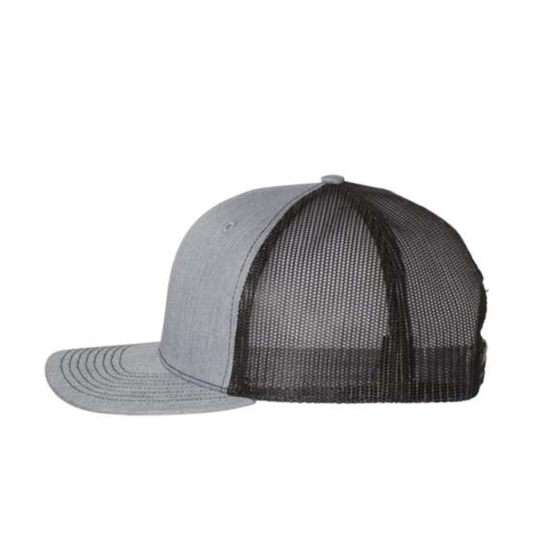Heather Gray/Black Richardson Trucker Cap